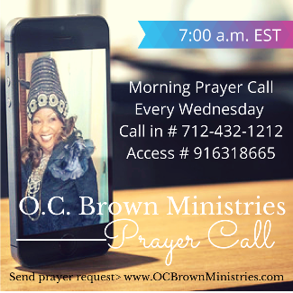 Wednesday Prayer Call with Chief Apostle Olive Brown