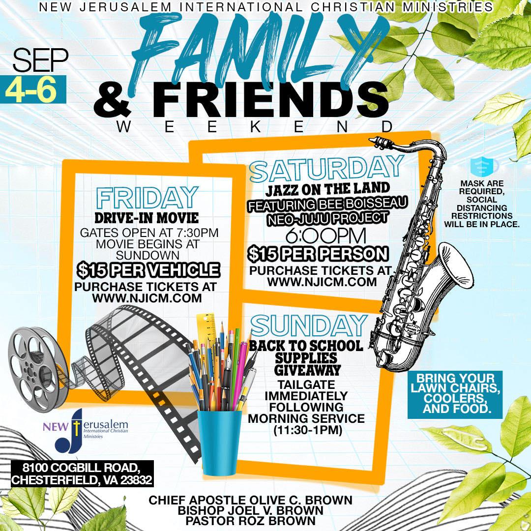 Family and Friends Weekend!