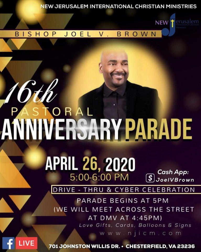 16th Pastoral Anniversary - Drive By Parade