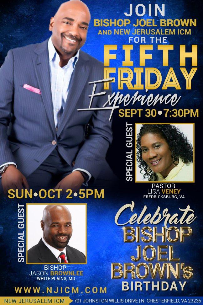 Birthday Celebration for Bishop Joel Brown!
