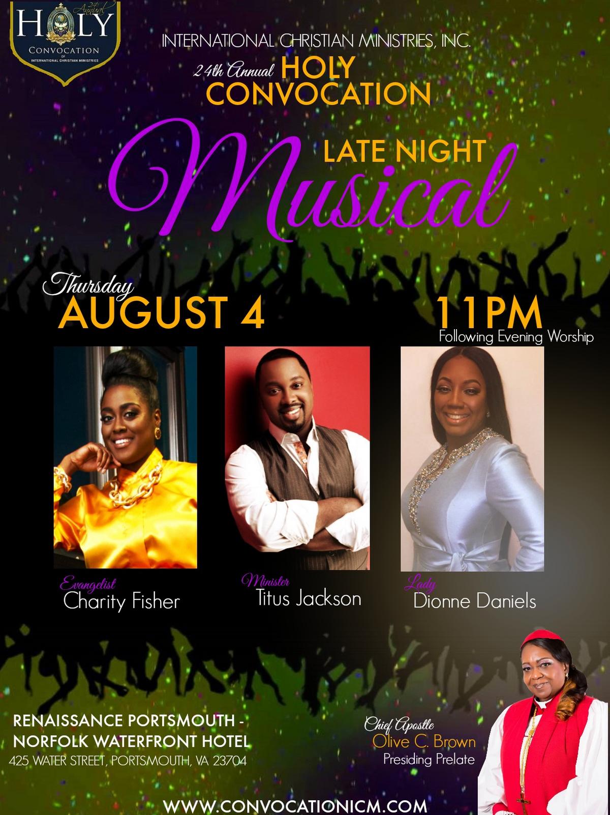 ICM Convocation Late Night Musical