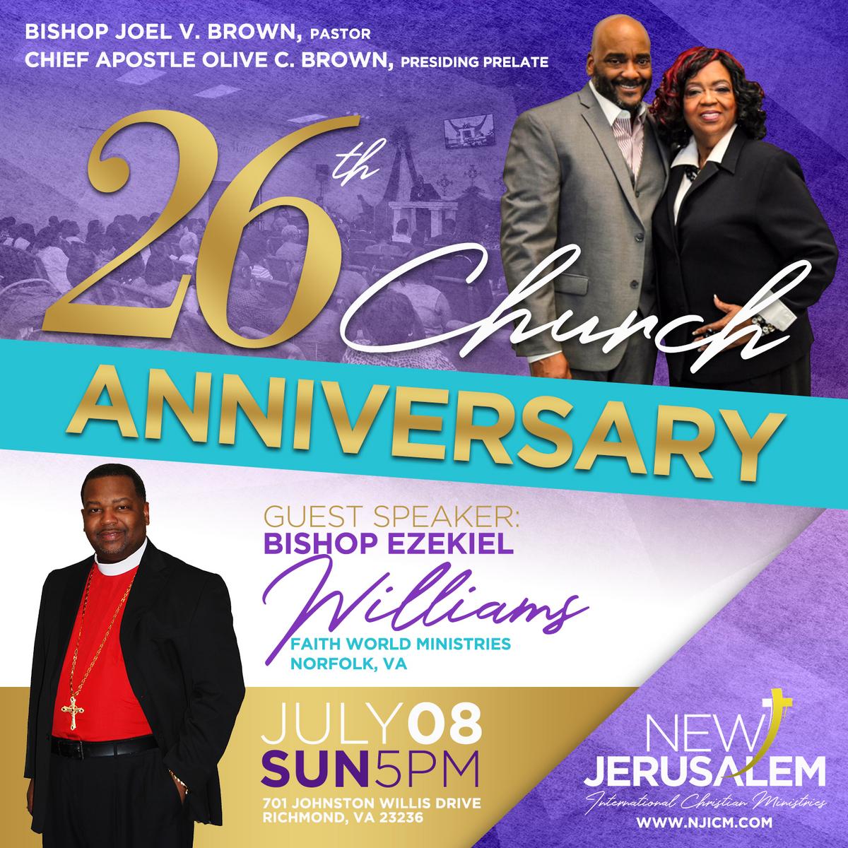 26th Church Anniversary