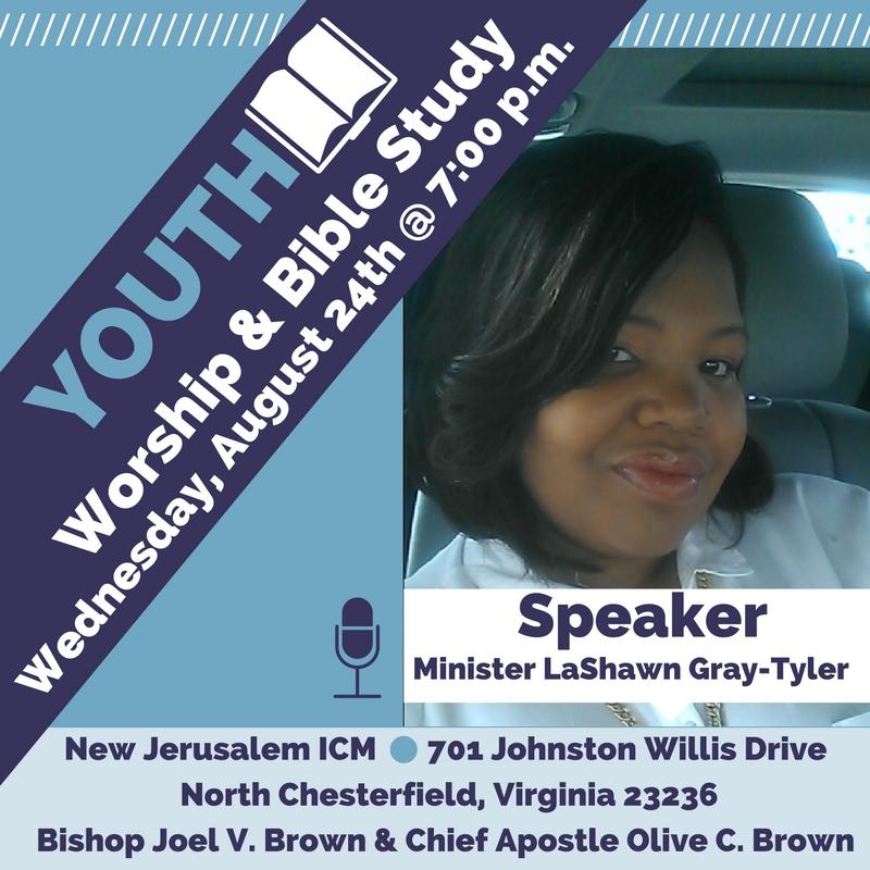 Speaker: Minister LaShawn Gray-Tyler
